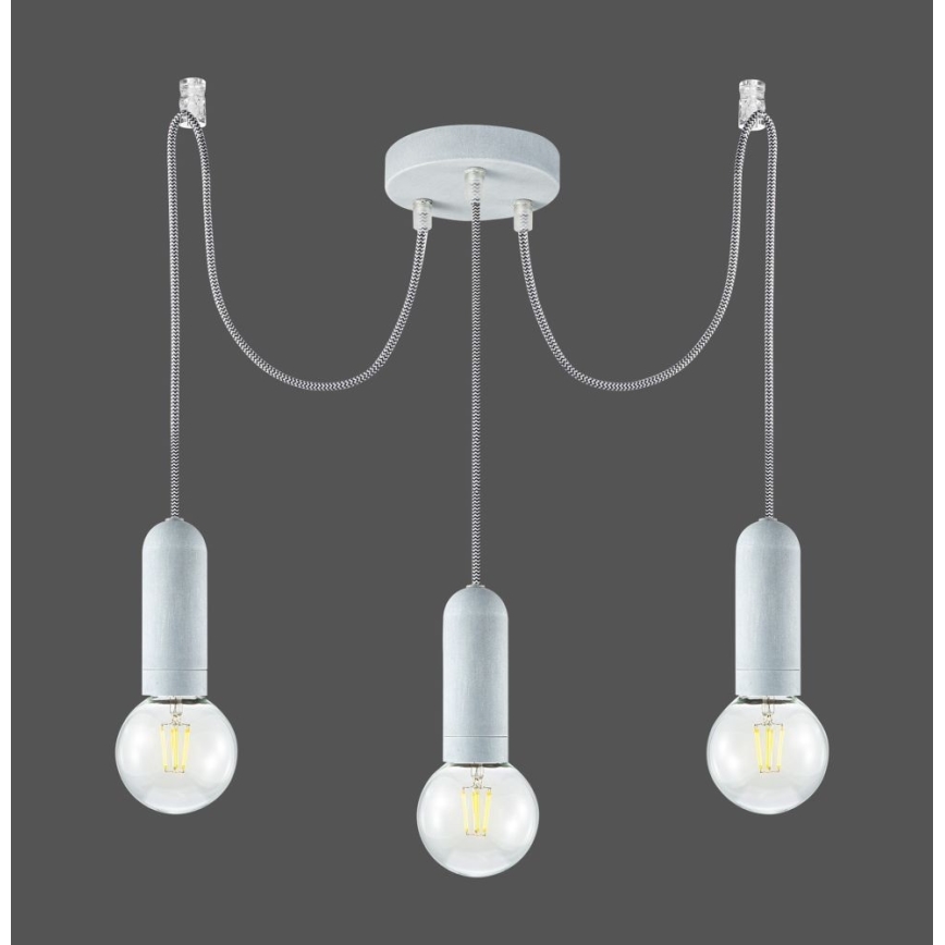 Leuchten Direkt 14776-22 - Pendel TURN ME 3xE27/60W/230V edderkop