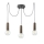 Leuchten Direkt 14776-48 - Pendel TURN ME 3xE27/60W/230V edderkop