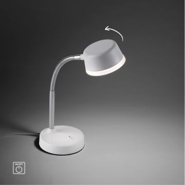 Leuchten Direkt 14825-16 - LED bordlampe ENISA 1xLED/3,5W/230V grå