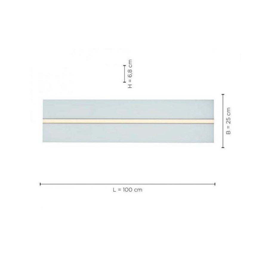 Leuchten Direkt 14854-16 - LED loftlampe dæmpbar EDGING LED/30W/230V 2700-5000K + fjernbetjening