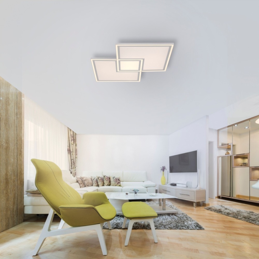 Leuchten Direkt 14855 - 16 - LED loftlampe dæmpbar EDGING LED/51W/230V 2700-5000K + fjernbetjening