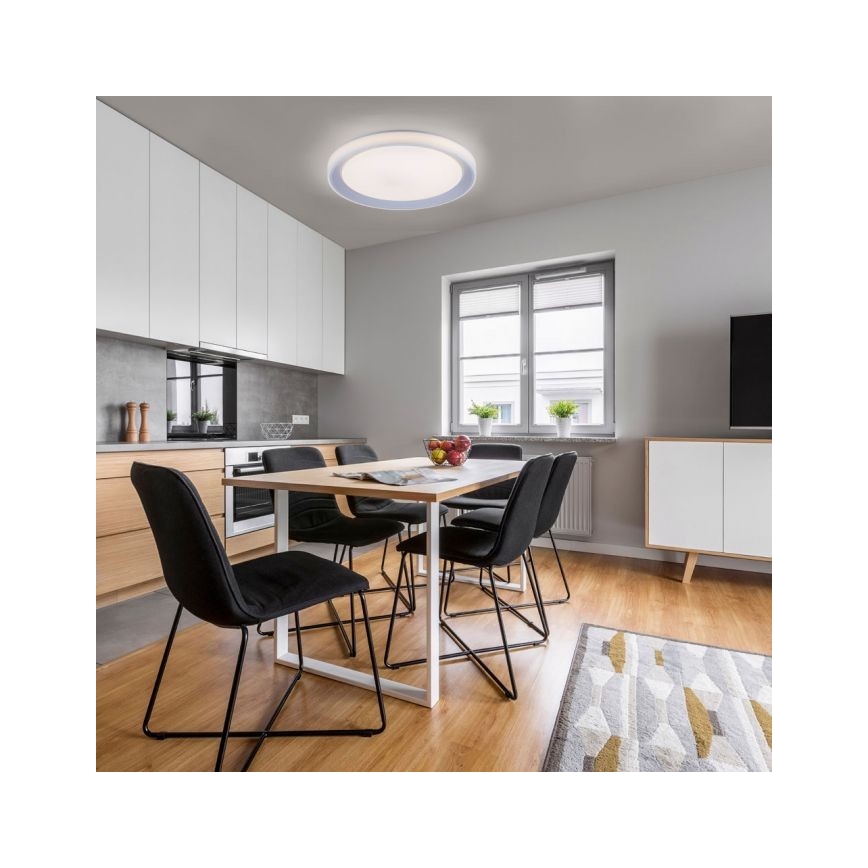 Leuchten Direkt 15110-21 - LED loftlampe dæmpbar RGB-farver LENI LOLASMART LED/40W/230V + fjernbetjening