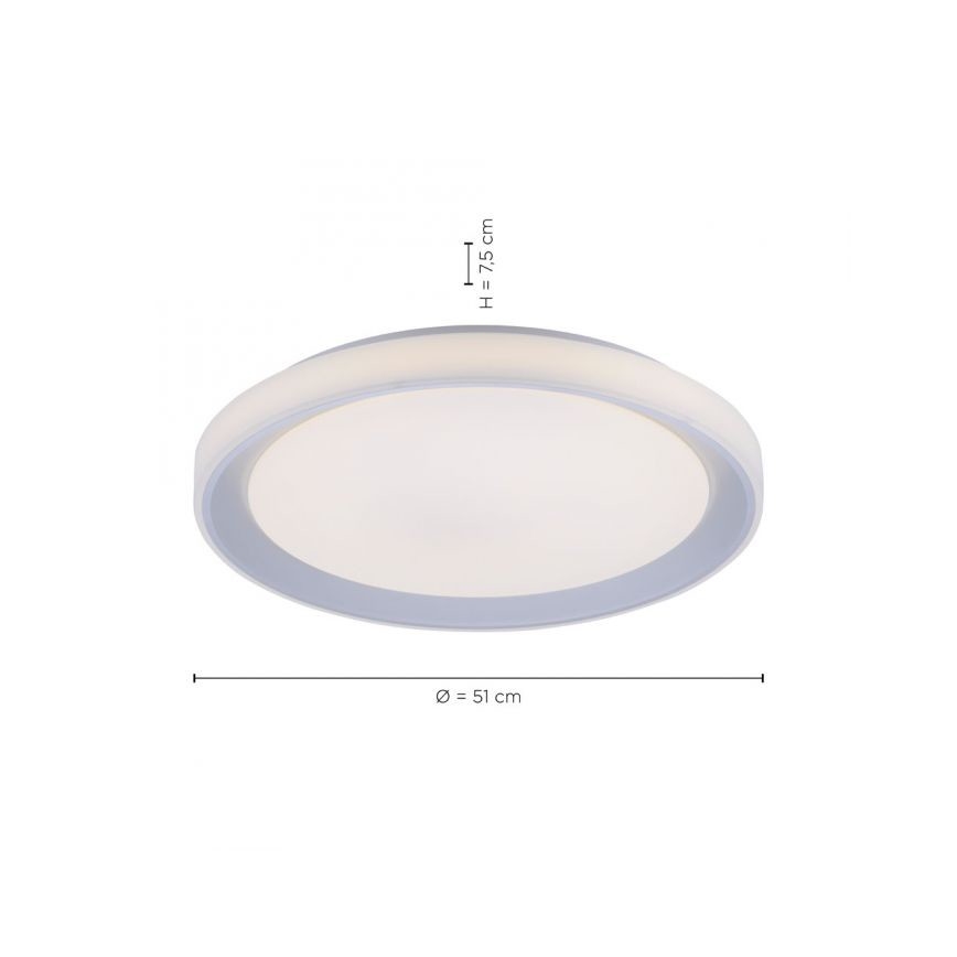 Leuchten Direkt 15110-21 - LED loftlampe dæmpbar RGB-farver LENI LOLASMART LED/40W/230V + fjernbetjening
