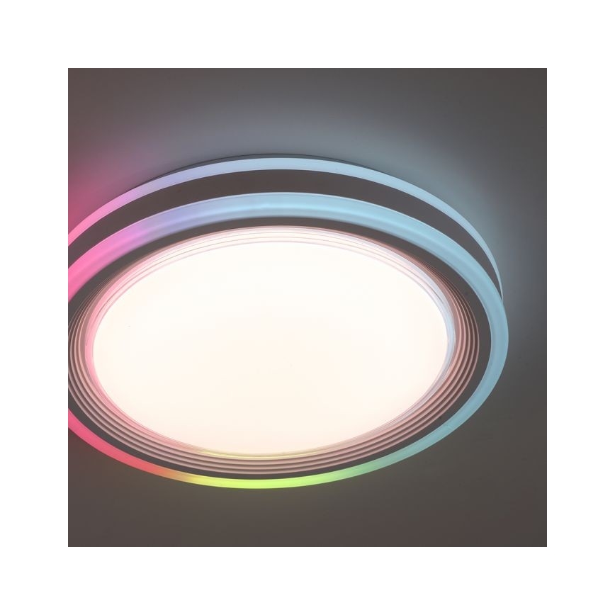 Leuchten Direkt 15152-16 - LED loftlampe dæmpbar RGBW-farver SPHERIC LED/18W/230V + fjernbetjening