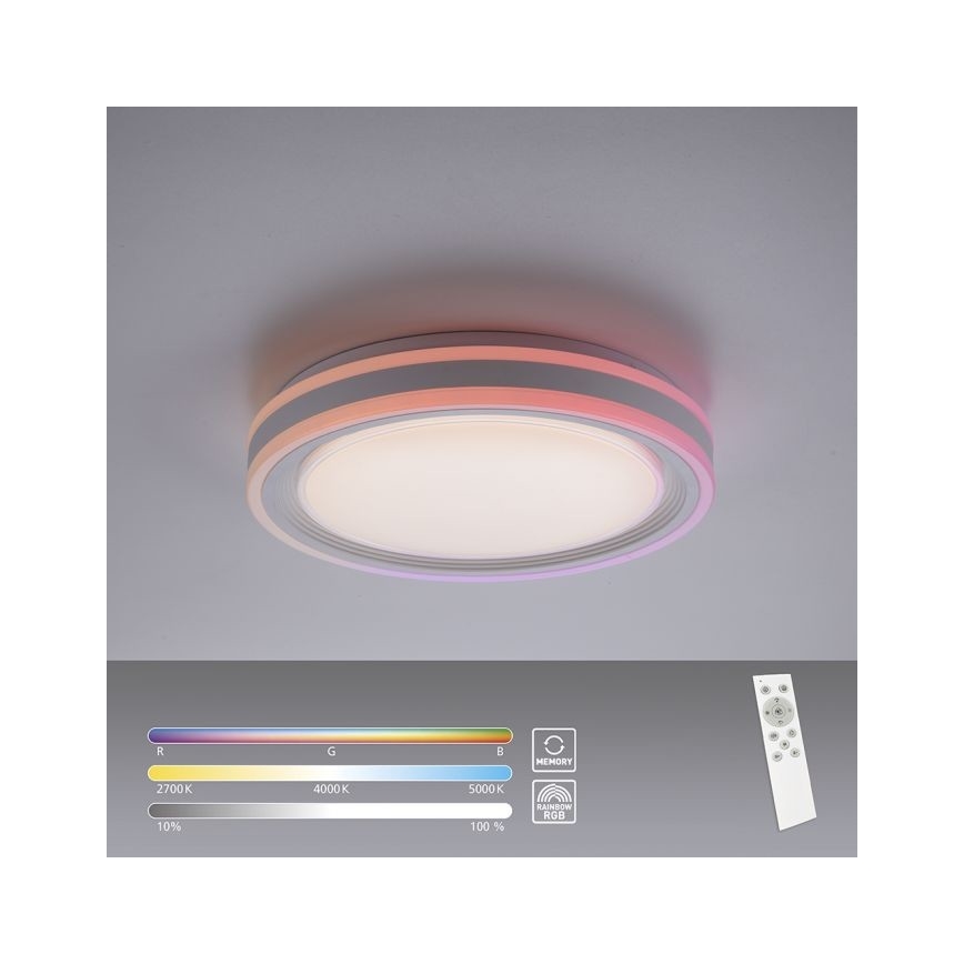 Leuchten Direkt 15152-16 - LED loftlampe dæmpbar RGBW-farver SPHERIC LED/18W/230V + fjernbetjening