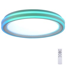 Leuchten Direkt 15154-16 - LED loftlampe dæmpbar RGB-farver EDGING 39W/230V