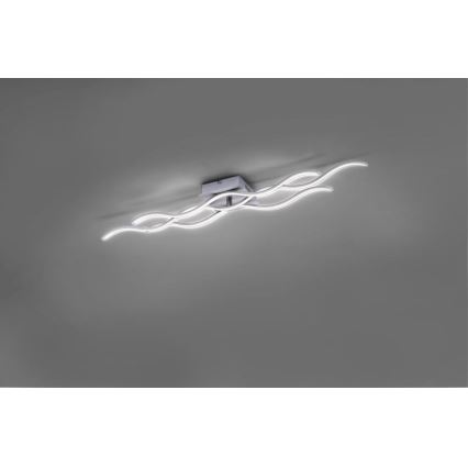 Leuchten Direkt 15166-55 - LED loftlampe WAWE LED/28W/230V mat krom