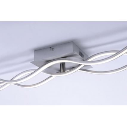 Leuchten Direkt 15166-55 - LED loftlampe WAWE LED/28W/230V mat krom