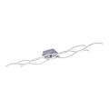 Leuchten Direkt 15167-55 - LED påbygningslampe WAWE 2xLED/12,5W/230V+LED/17W mat krom