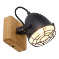 Leuchten Direkt 15171-18 - Væglampe spot BEETLE 1xE14/10W/230V fyrretræ