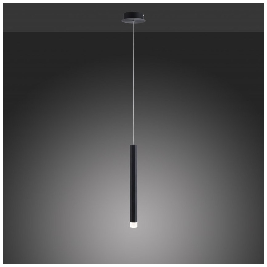Leuchten Direkt 15202-18 - LED pendel BRUNO LED/4,8W/230V sort