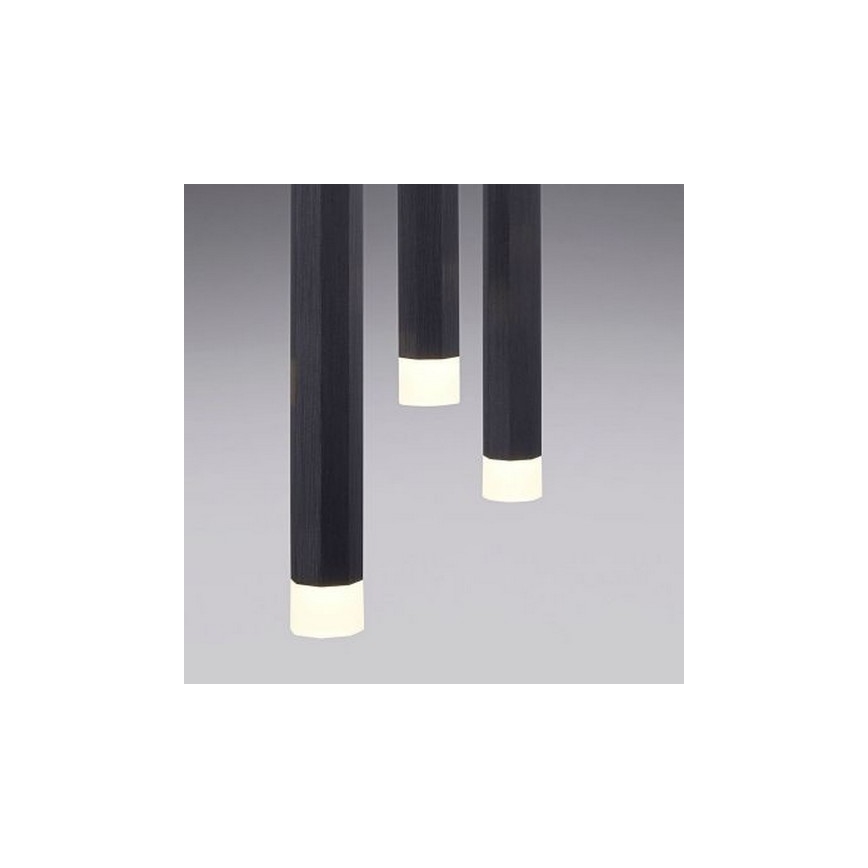 Leuchten Direkt 15205-18 - LED pendel BRUNO 5xLED/4,8W/230V sort