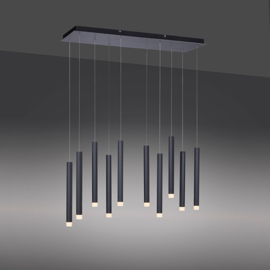 Leuchten Direkt 15206-18 - LED pendel 10xLED/4,8W/230V sort