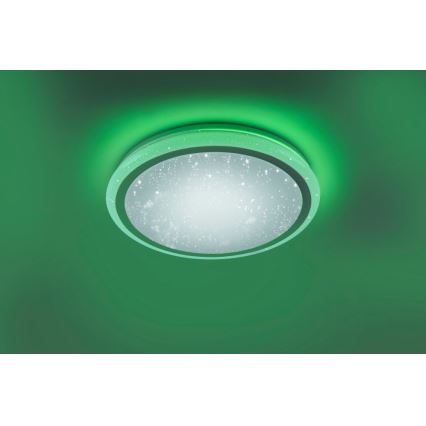 Leuchten Direkt 15220-16 - LED loftlampe dæmpbar RGB-farver LUISA LED/28W/230V + fjernbetjening