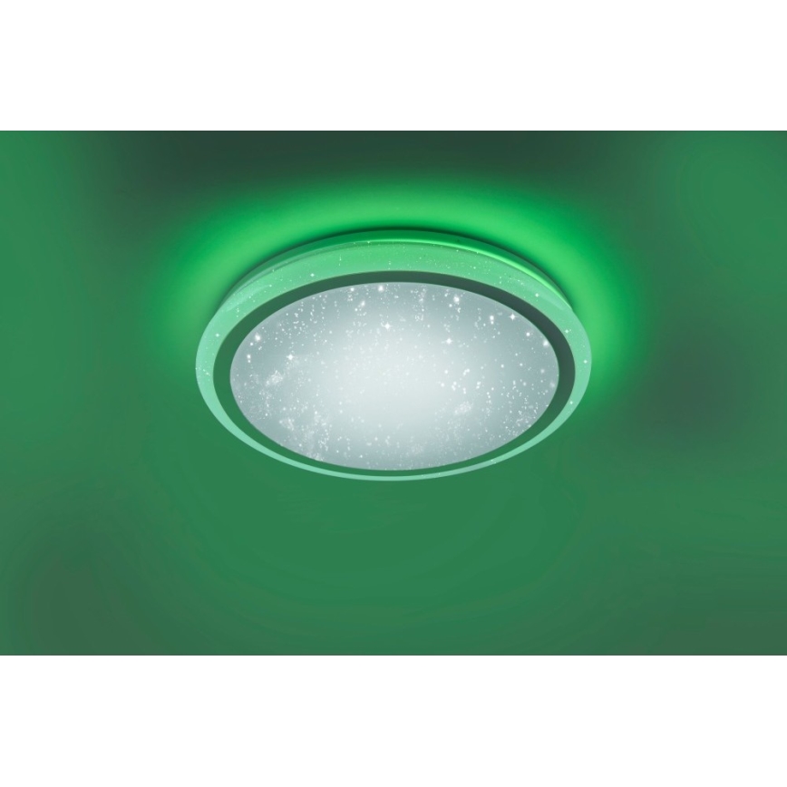 Leuchten Direkt 15220-16 - LED loftlampe dæmpbar RGB-farver LUISA LED/28W/230V + fjernbetjening