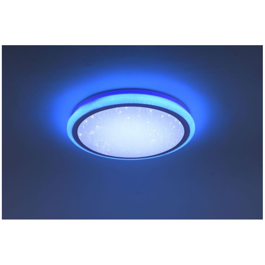 Leuchten Direkt 15220-16 - LED loftlampe dæmpbar RGB-farver LUISA LED/28W/230V + fjernbetjening