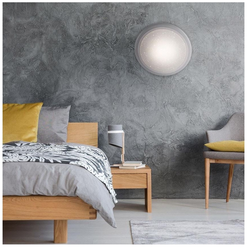 Leuchten Direkt 15220-16 - LED loftlampe dæmpbar RGB-farver LUISA LED/28W/230V + fjernbetjening