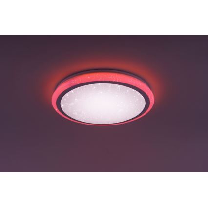 Leuchten Direkt 15220-16 - LED loftlampe dæmpbar RGB-farver LUISA LED/28W/230V + fjernbetjening