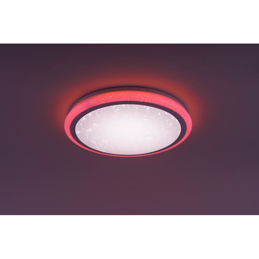 Leuchten Direkt 15220-16 - LED loftlampe dæmpbar RGB-farver LUISA LED/28W/230V + fjernbetjening