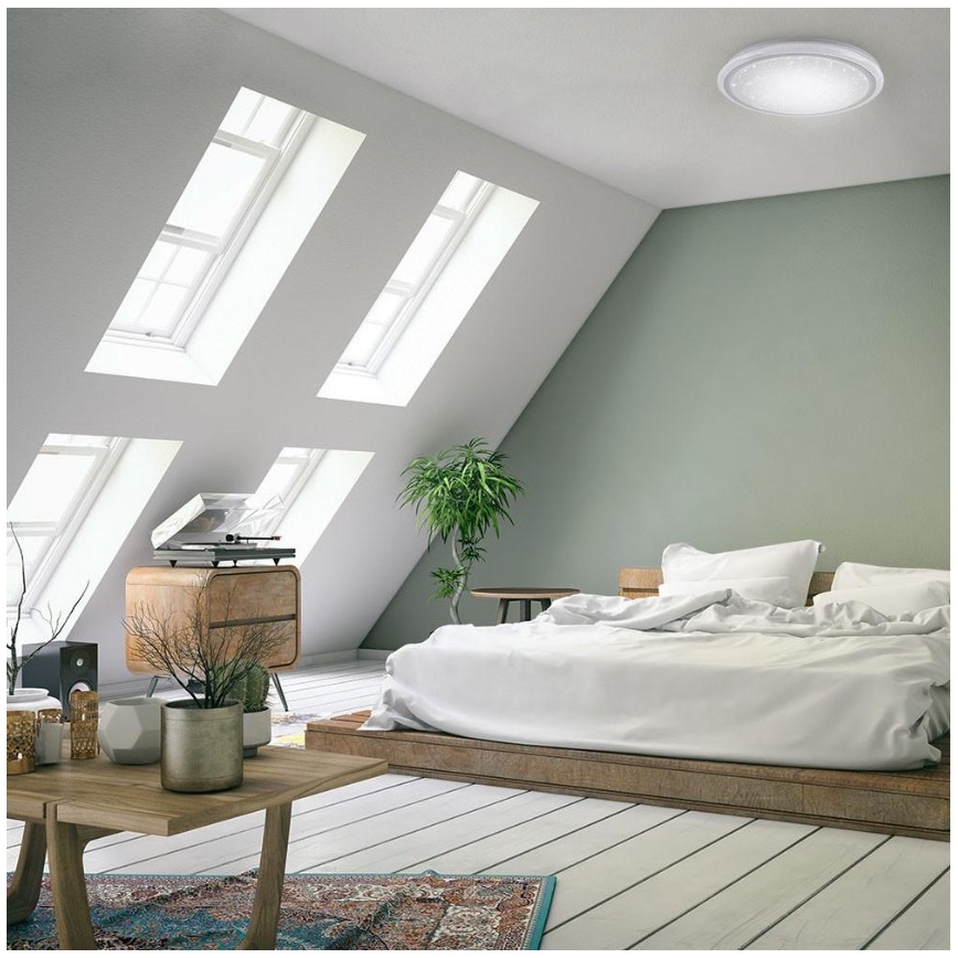 Leuchten Direkt 15230-16 - LED lampe dæmpbar RGB-farver LUISA LED/42W/230V + fjernbetjening