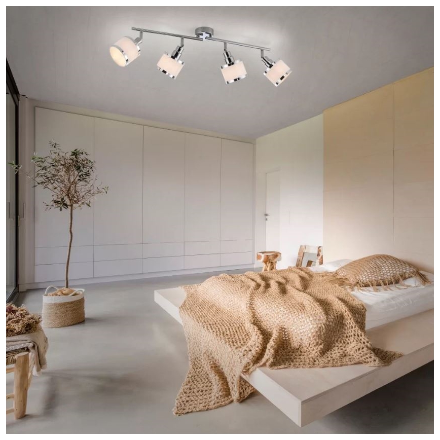 Leuchten Direkt 15374-17 - Spotlampe ACCOR 4xE14/25W/230V