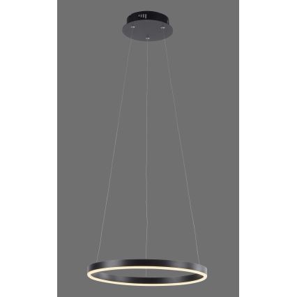 Leuchten Direkt 15393-13 - LED pendel dæmpbar RITUS LED/20W/230V sort