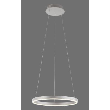 Leuchten Direkt 15393-95 - LED pendel dæmpbar RITUS LED/20W/230V mat krom