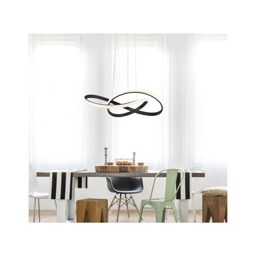 Leuchten Direkt 15402-18 - LED pendel dæmpbar MARIA LED/25W/230V sort