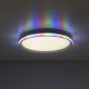 Leuchten Direkt 15555-16 - LED loftlampe dæmpbar RGBW-farver GALACTICA LED/28W/230V 2700-5000K + fjernbetjening