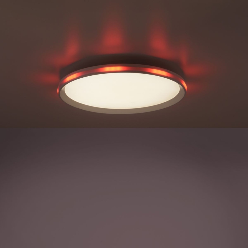 Leuchten Direkt 15555-16 - LED loftlampe dæmpbar RGBW-farver GALACTICA LED/28W/230V 2700-5000K + fjernbetjening