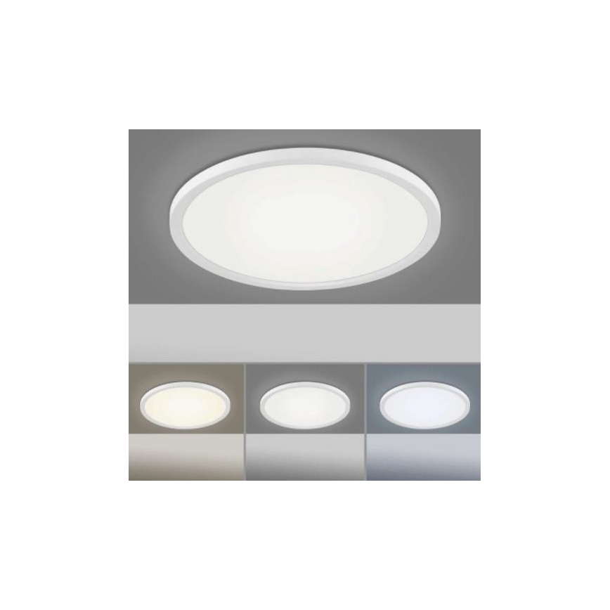 Leuchten Direkt 15571-16 - LED loftlampe dæmpbar FLAT LED/23,5W/230V 2700-5000K + fjernbetjening