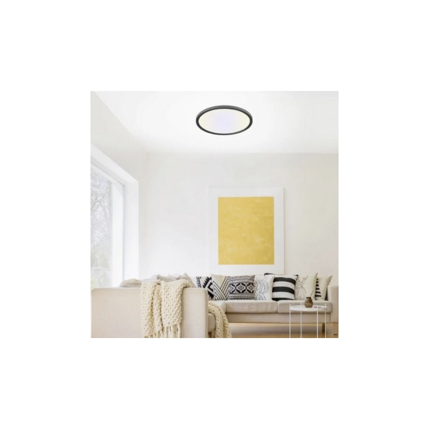 Leuchten Direkt 15571-18 - LED loftlampe dæmpbar FLAT LED/23,5W/230V 2700-5000K + fjernbetjening