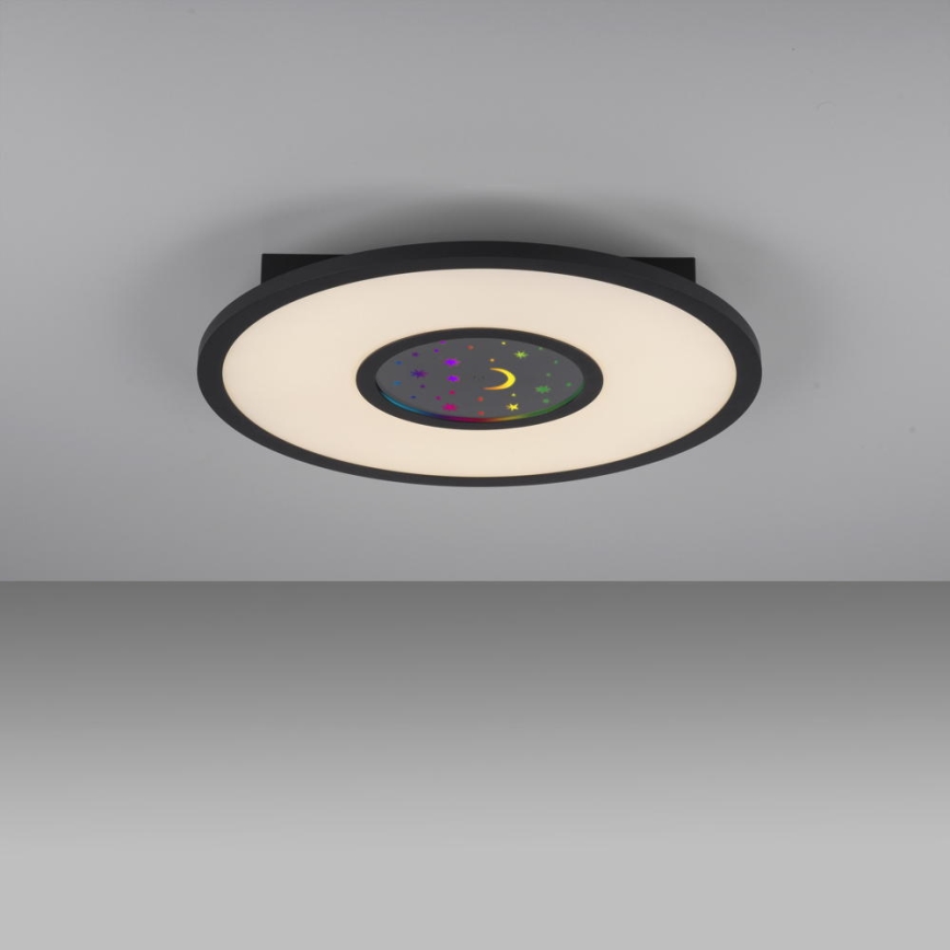 Leuchten Direkt 15572-18 - LED loftlampe dæmpbar RGBW-farver ASTRO LED/17,5W/230V 2700-5000K + fjernbetjening