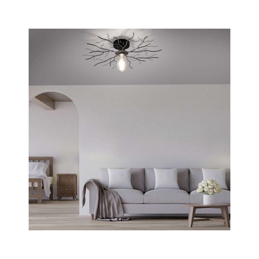Leuchten Direkt 15638-18 - Loftlampe LIMB 1xE27/40W/230V sort