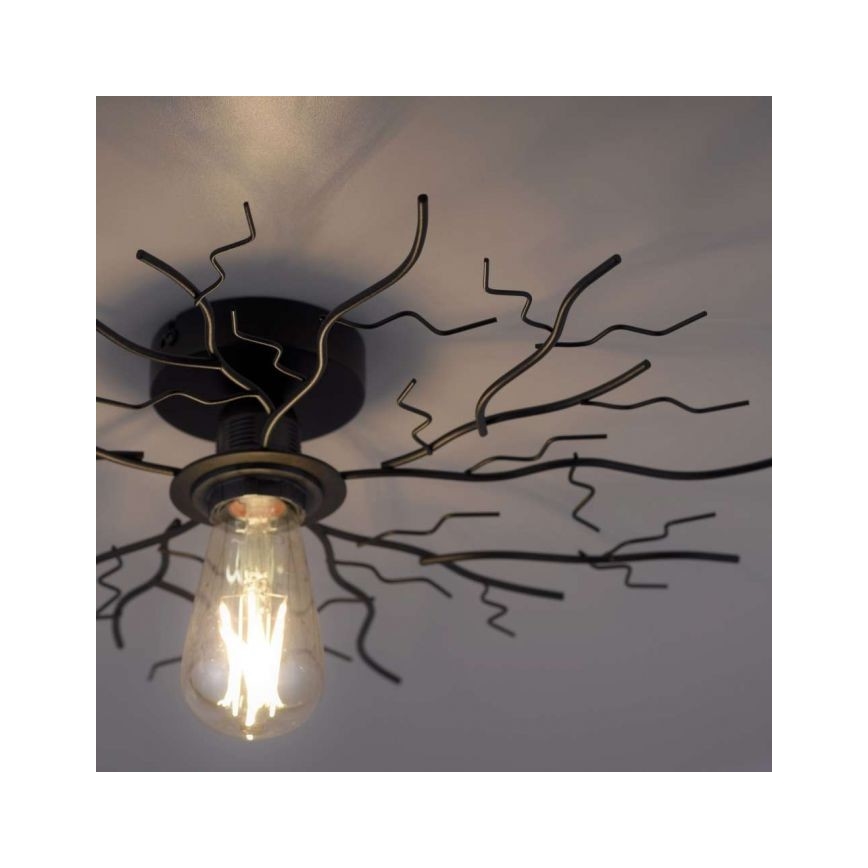 Leuchten Direkt 15638-18 - Loftlampe LIMB 1xE27/40W/230V sort