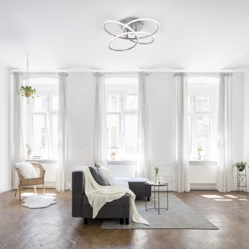 Leuchten Direkt 15660-55 - LED loftlampe dæmpbar NODE LED/27W/230V