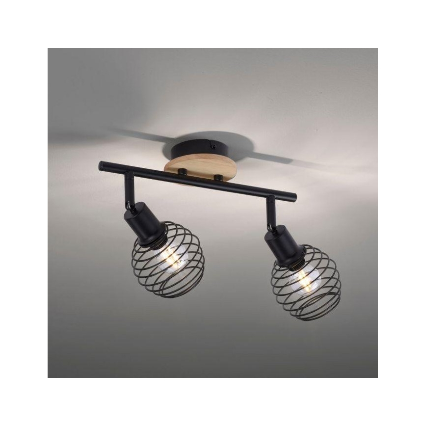 Leuchten Direkt 15922-79 - Spotlampe EUGEN 2xE14/40W/230V eg