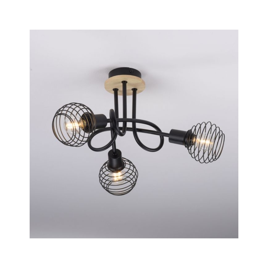 Leuchten Direkt 15923-79 - Loftlampe EUGEN 3xE14/40W/230V eg