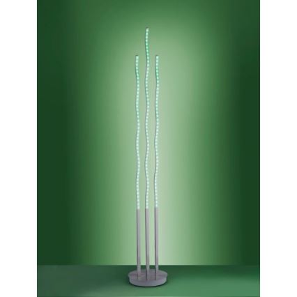 Leuchten Direkt 16268-55 - LED gulvlampe dæmpbar RGB-farver WAVE LED/31W/230V + fjernbetjening