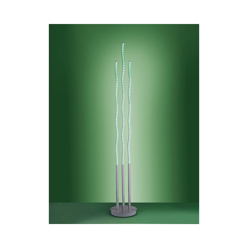 Leuchten Direkt 16268-55 - LED gulvlampe dæmpbar RGB-farver WAVE LED/31W/230V + fjernbetjening