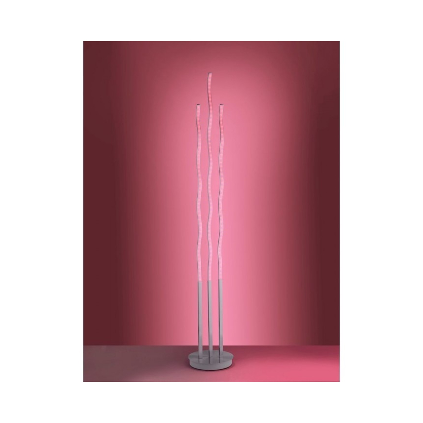 Leuchten Direkt 16268-55 - LED gulvlampe dæmpbar RGB-farver WAVE LED/31W/230V + fjernbetjening
