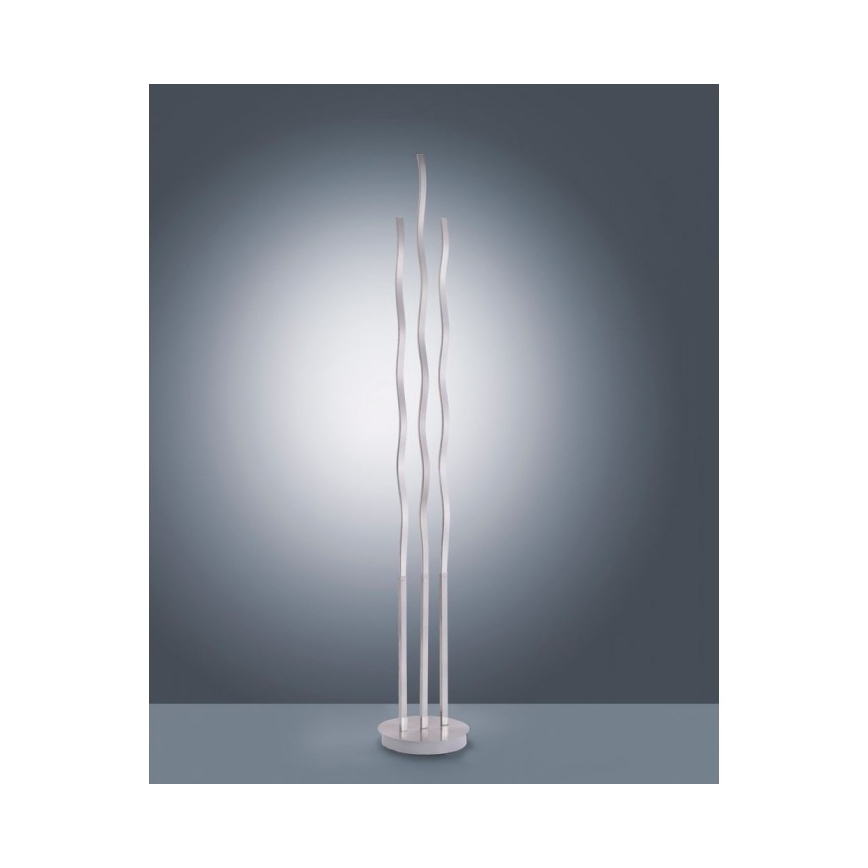 Leuchten Direkt 16268-55 - LED gulvlampe dæmpbar RGB-farver WAVE LED/31W/230V + fjernbetjening