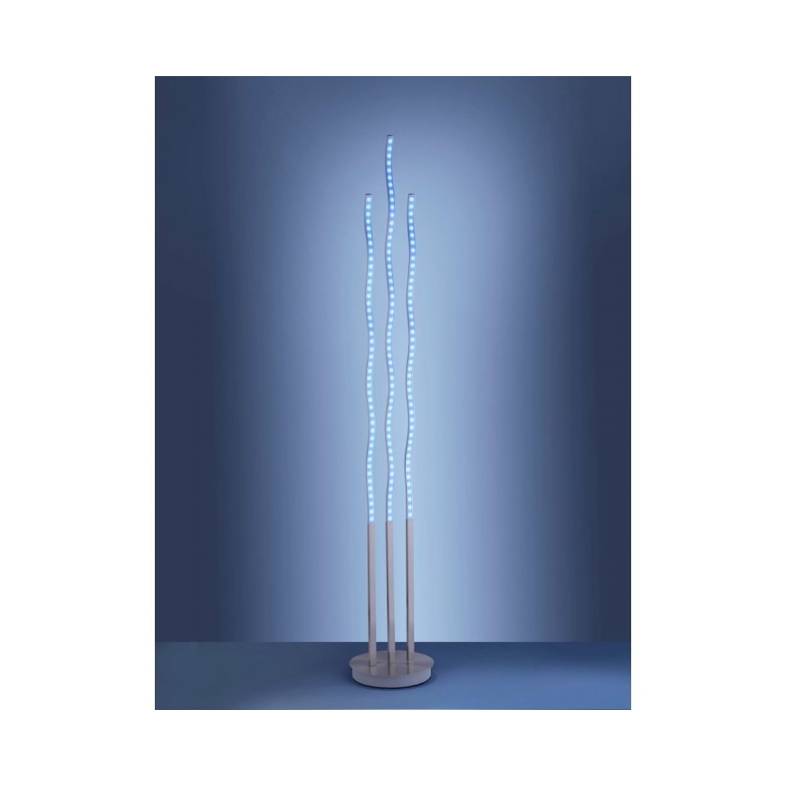 Leuchten Direkt 16268-55 - LED gulvlampe dæmpbar RGB-farver WAVE LED/31W/230V + fjernbetjening