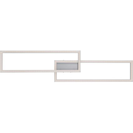 Leuchten Direkt 16430-55 - LED RGBW Dæmpbar loftlampe MAXI 2xLED/18W/230V 2700-5000K mat krom + fjernbetjening