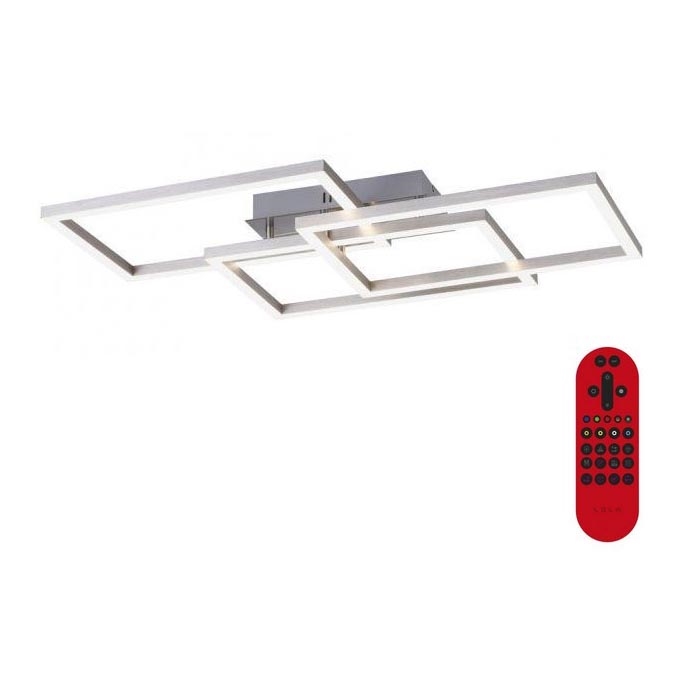 Leuchten Direkt 16431-55 - LED loftlampe dæmpbar RGB-farver MAXI LED/27W/230V + fjernbetjening