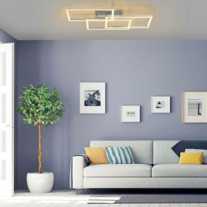 Leuchten Direkt 16431-55 - LED loftlampe dæmpbar RGB-farver MAXI LED/27W/230V + fjernbetjening