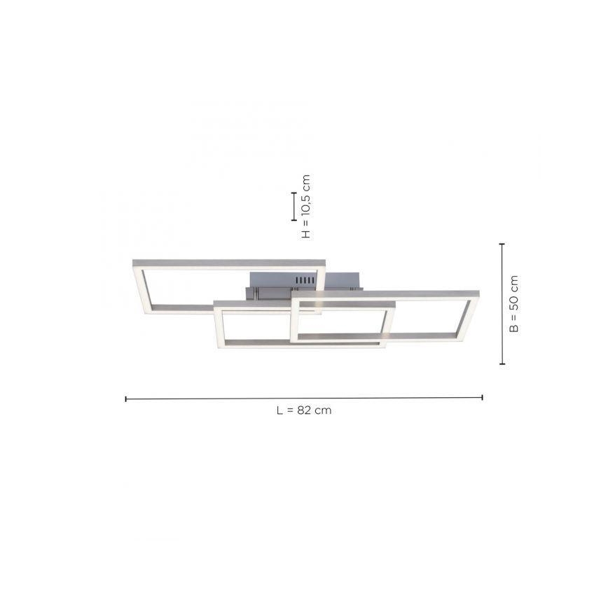 Leuchten Direkt 16431-55 - LED loftlampe dæmpbar RGB-farver MAXI LED/27W/230V + fjernbetjening