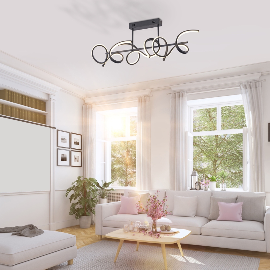 Leuchten Direkt 19032-18 - LED loftlampe dæmpbar CURLS 3xLED/25,8W/230V