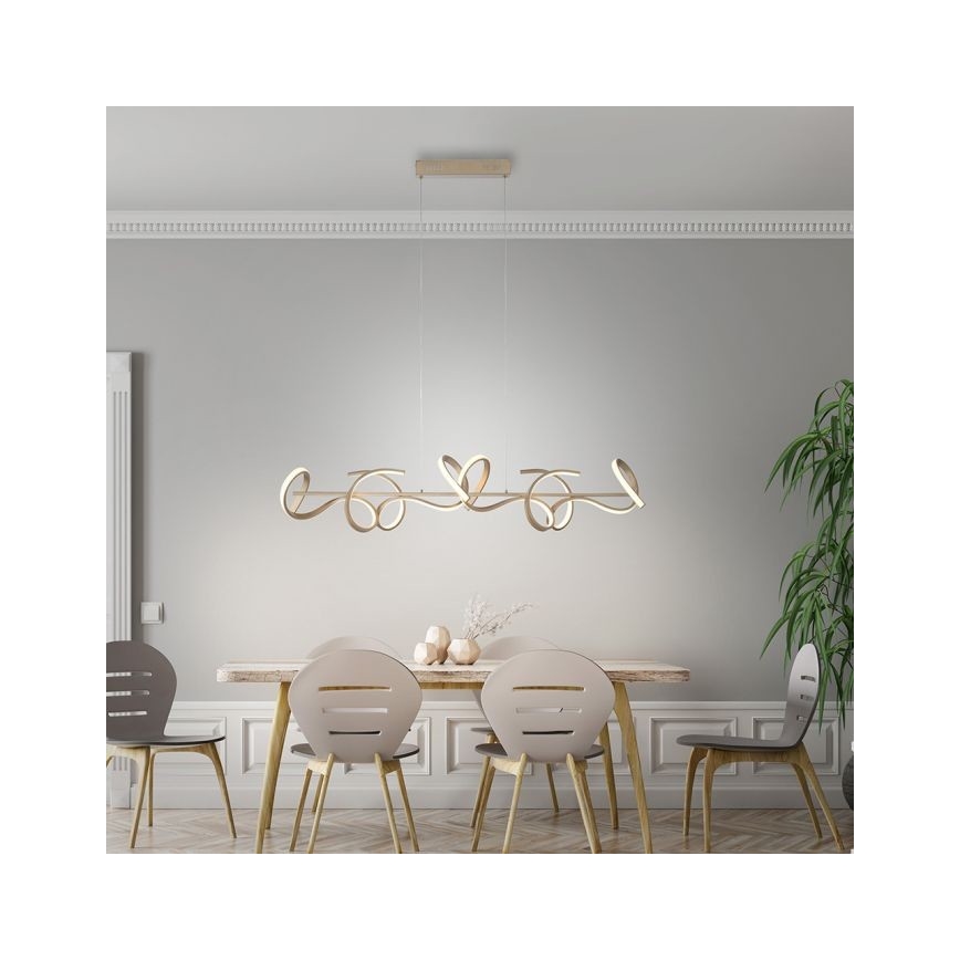 Leuchten Direkt 19033-60 - LED pendel CURLS LED/40,8W/230V