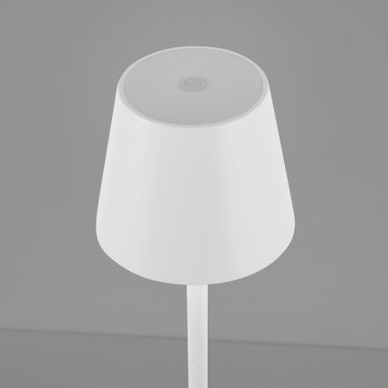 Leuchten Direkt 19250-16 - LED Udendørs bordlampe dæmpbar og genopladelig EURIA LED/3W/5V 2600 mAh IP54 hvid